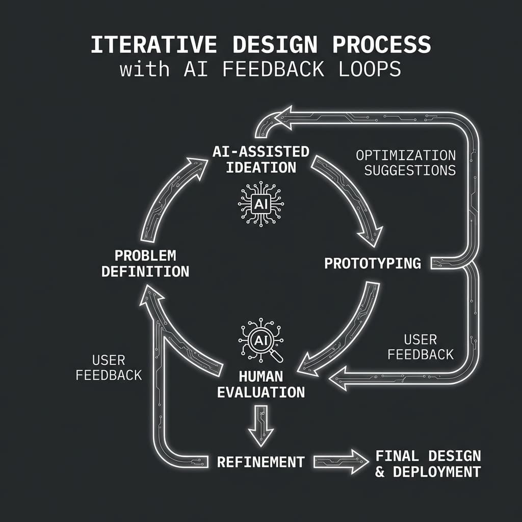 Iterative AI Design Process Diagram