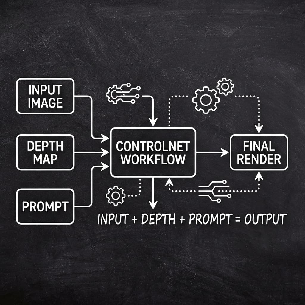 ControlNet Workflow Diagram