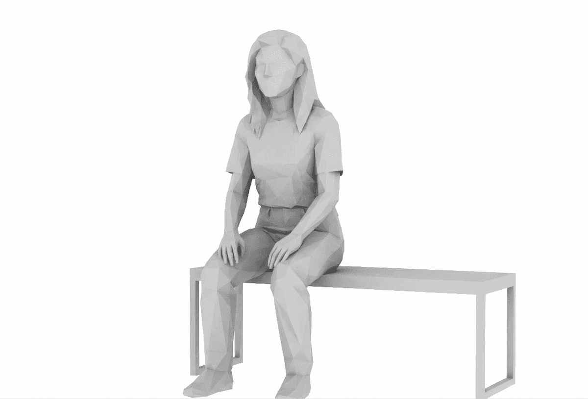 Generated low poly output