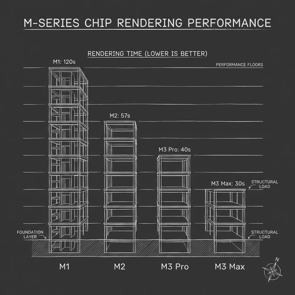 M-Series Chip Performance Chart