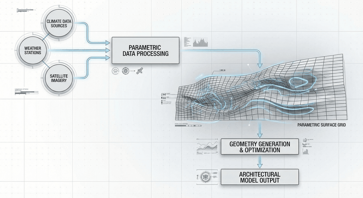 Data to geometry workflow