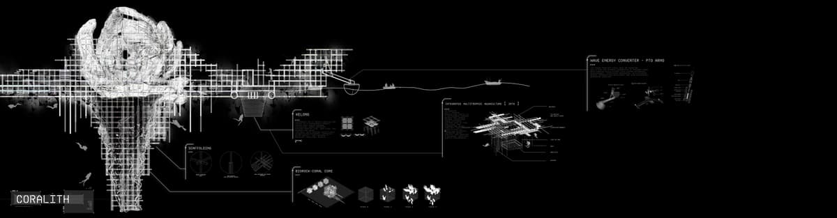 The Coralith — Detailed Section