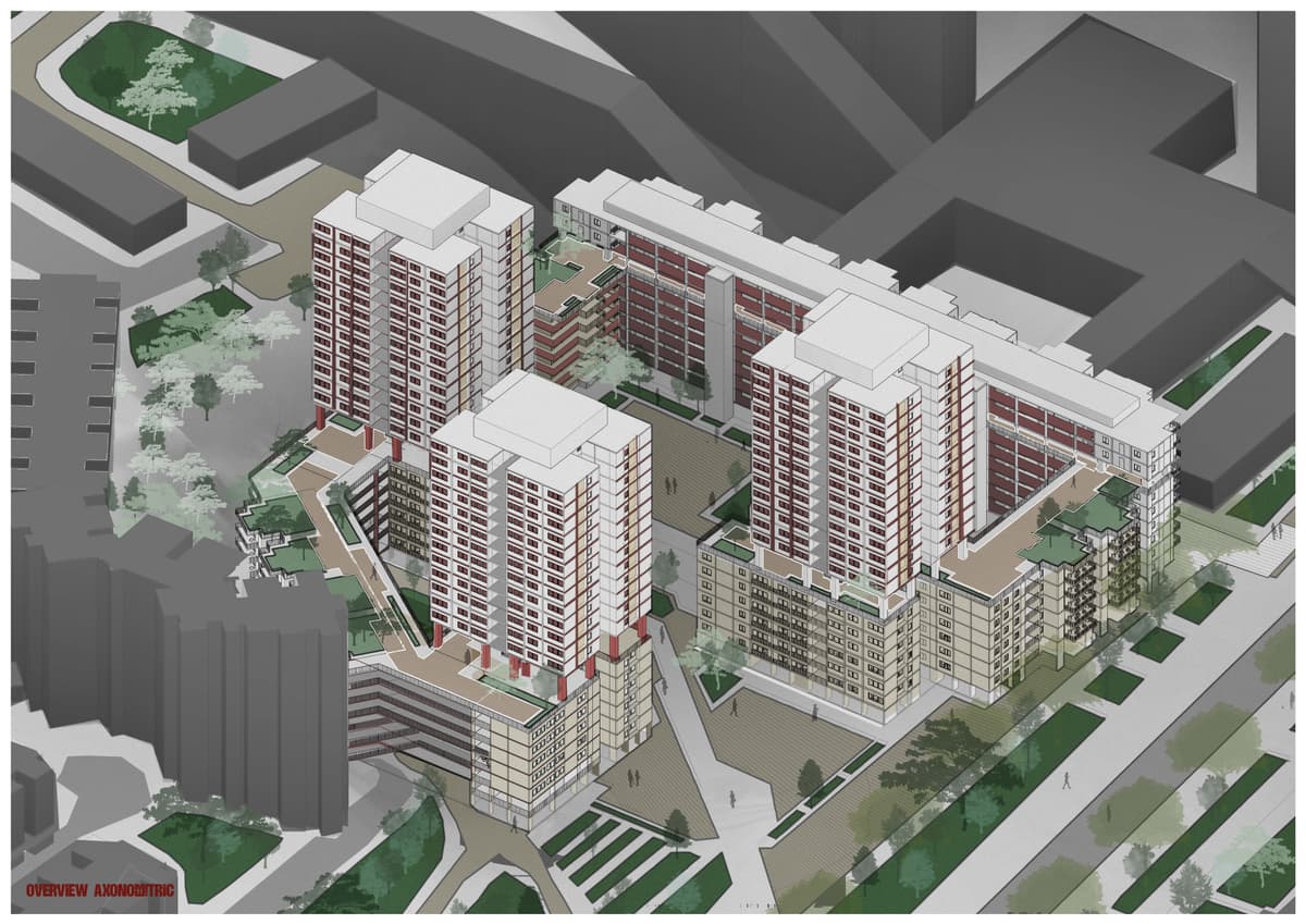 Kampung Lucky — Axonometric