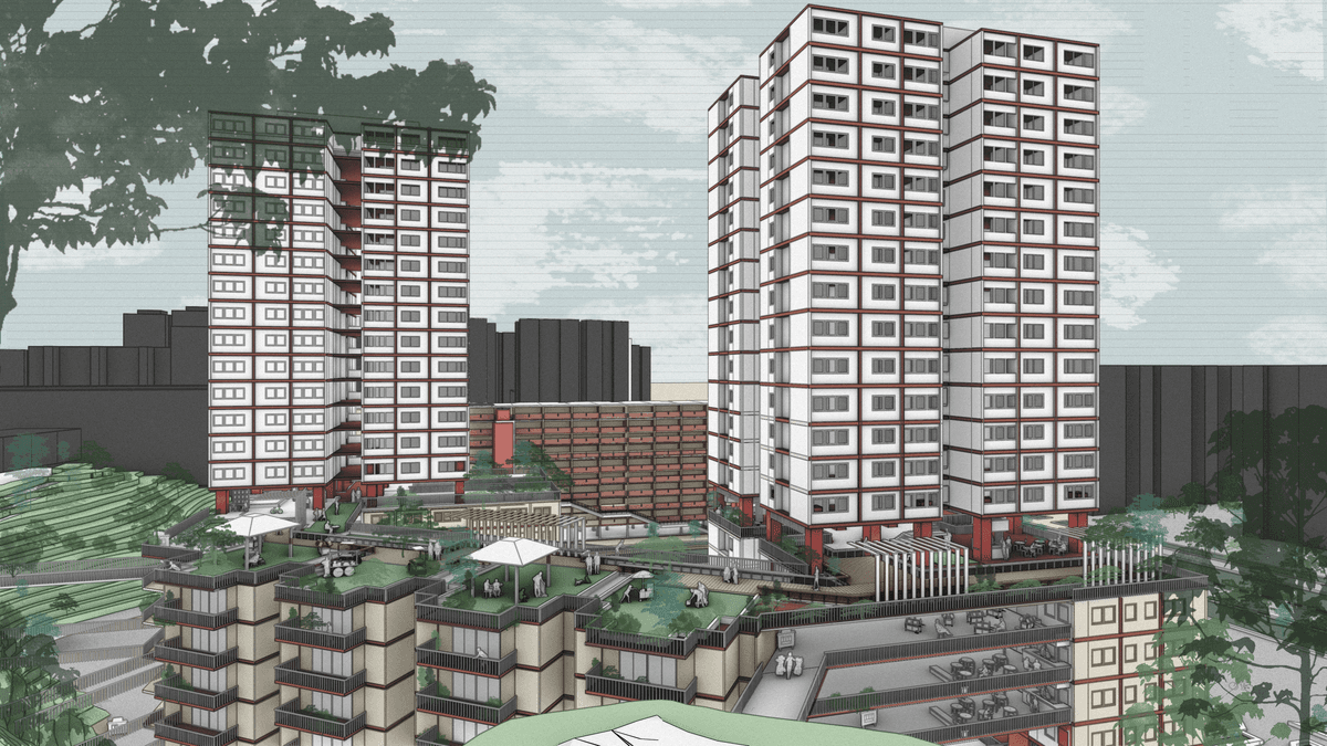 Kampung Lucky — Hill Shot