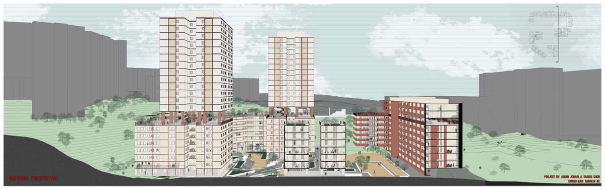 Kampung Lucky — Section